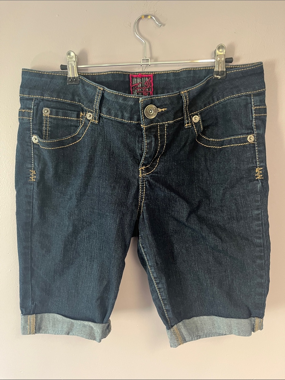 torrid  pink tag Dark Wash Denim Jean Shorts